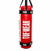 Tuf Wear Balboa 5FT Straight Punch Bag Red/White image