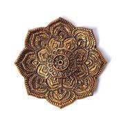 Copper Lotus Incense Holder
