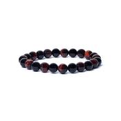 Black Onyx and Red Tigers eye bracelet