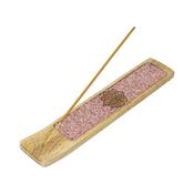 Mandala Rose Quartz incense holder image