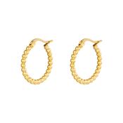 earrings hoops spheres 2.2 cm image
