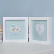 Hello Baby folding frame - blue image