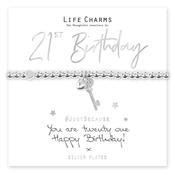 You Are 21 Key Bracelet