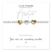 Life Charm "Amazing Auntie" Bracelet image