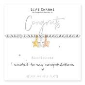 Life Charm "Congrats" Bracelet image