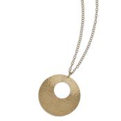 aquaforte nuova retr� necklace with hammered pendant diam. 5 cm image