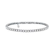chiara ferragni diamond heart tennis bracelet 175cm big stones