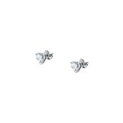 chiara ferragni diamond heart earrings white heart stones 6 x 6 x 3mm
