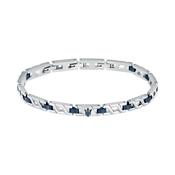 maserati jewels iconic bracelet with ip blue 18.5+3cm image