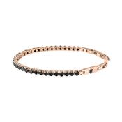 maserati jewels black, rose gold bracelet 22cm jewellery buckle image