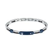 maserati jewels ceramic bracelet  blue tag &amp; blk ceram 21.5cm image