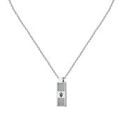 maserati jewels iconic pendant  black 50cm image