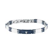 maserati jewels ceramic bracelet stainless steel blue 19+3cm image