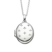 taylor - diamond star pattern locket image
