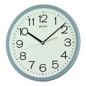 seiko quartz silver wall clock