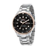 sector automatic gents stainless steel black dial stainless steel watch image