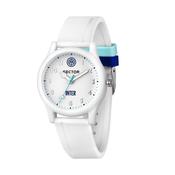 sector fc inter ex-q 35mm  3h white dial white strap watch