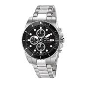 sector  450 43mm chronograph black dial bracelet  watch image