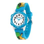 kikou kids hobby scuba white dial with blue plastic strap