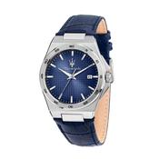 maserati velocita slim 40mm 3h blue dial blue strap