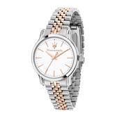 maserati epoca 34mm 3h w/silver dial br ss+rg image