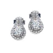 stylish sterling silver earring. image