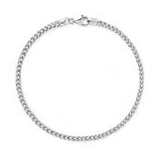 sterling silver wheat bracelet thick guage