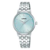 lorus quartz ladies stainless steel blue dial bracelet watch