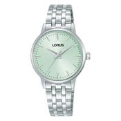lorus quartz ladies stainless steel green dial bracelet watch