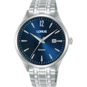 lorus quartz gents stainless steel navy dial bracelet watch
