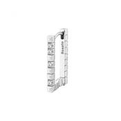 Rosato Cubica Sterling silver rectangle single earring, 11 white cubic zirconias image