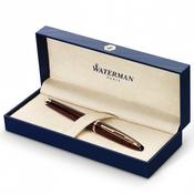 waterman - car�ne fountain pen amber with gold trim, medium nib image