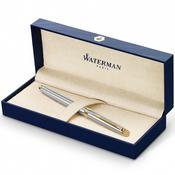 waterman - h�misph�re- fountain pen  stainless steel with gold trim, medium