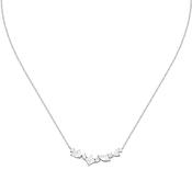 morellato silver riflessi necklace s925 rhodium cz white 40+5cm image