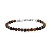 sector jewels marine bracelet stainless steel tiger eye stone 20+3cm image