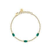 morellato 18k gold plated colori summer  bracelet emer bead 16+3cm image