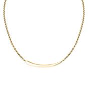 morellato 18k gold plated design necklace stainless steel yg 40+5cm image