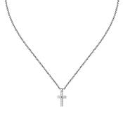 sector jewels spirit pendant cross with ip rg screw 60cm image