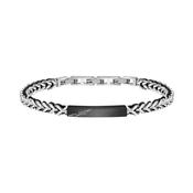sector bandy bracelet with ip d.gun &amp; black string 22cm image
