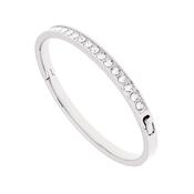 ted baker-clemara: hinge crystal bangle silver/crystal