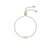 ted baker sarsa: plain crystal bracelet gold &amp; clear crystal