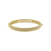 ted baker dotett: dotty bangle bracelet gold tone