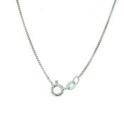 silver light weight box chain 40 cm image