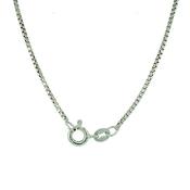 silver medium box chain 40 cm image