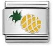 Nomination Silver and Enamel Pineapple Charm image