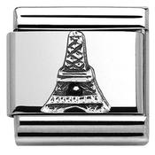 Nomination Silver Eiffel Tower Charm