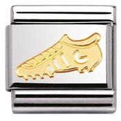 Nomination Yellow Gold Football Boot Charm image