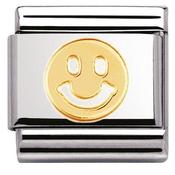 Nomination Yellow Gold Smiley Face image