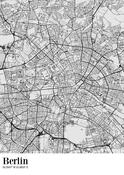 City map with pin example