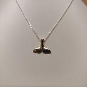 Sterling Silver &amp; Gold Plated Mermaid Tail Pendant image